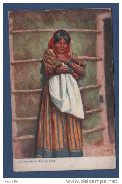 CP A CHEMEHUEVI INDIAN GIRL - Native Americans