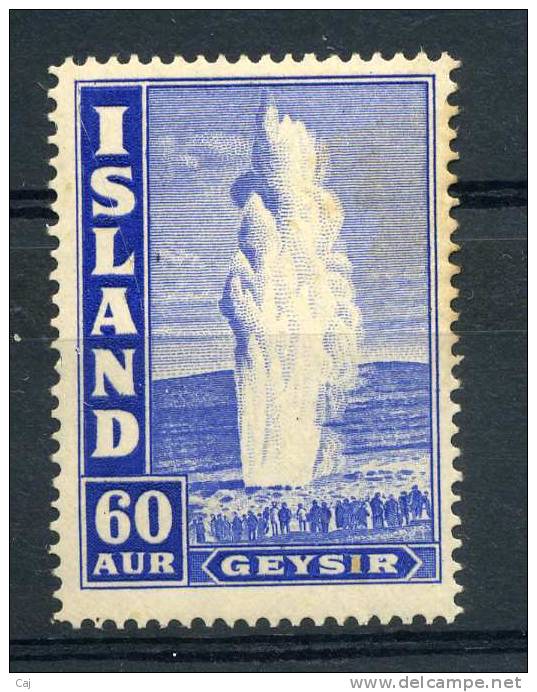 Islande  -  1940  :  Yv  197a  *   Dentelé 14 - Ungebraucht