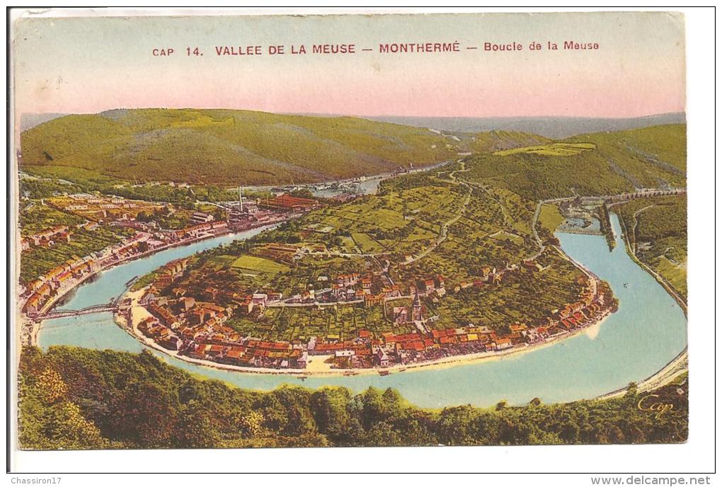 08 - MONTHERME - La Boucle - Vallée De La Meuse - Lot De 3 Cartes Dont 1 Couleur - Montherme