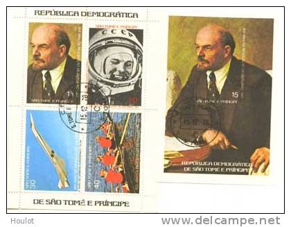 Lenin + Raumfahrt , Mi. N° 490/93 Block 8A  30 Euro + 9B Zuammen 45 Euro Lenin, Raumfahrt ,Sport - Lenin
