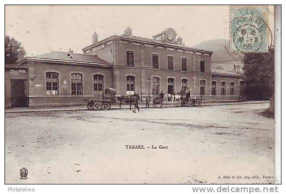 TARARE  LA GARE 1905 - Tarare