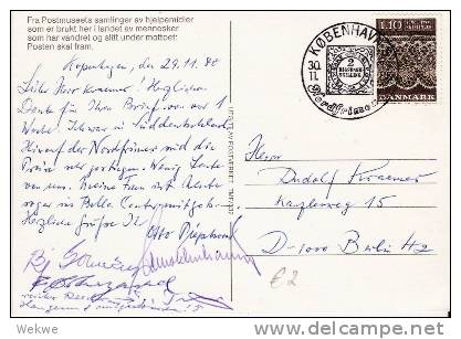 Dk-M024/  Dänemark - Textil (Klöppeln)+ Marke Auf Marke(Stempel) - Storia Postale