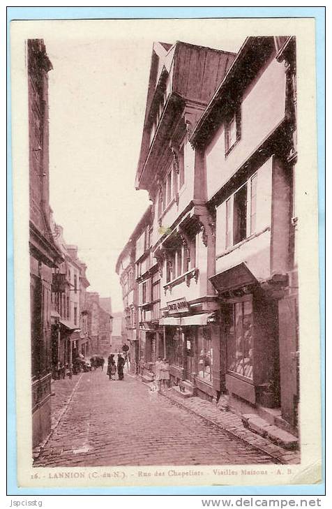 LANNION - Rue Des Chapeliers Vieilles Maison - Lannion