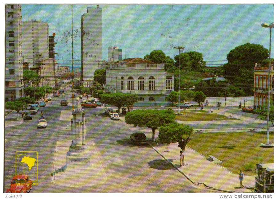 BRASIL / MANAUS / PRACA DO CONGRESSO E AVENIDA EDUARDO RIBEIRO - Manaus