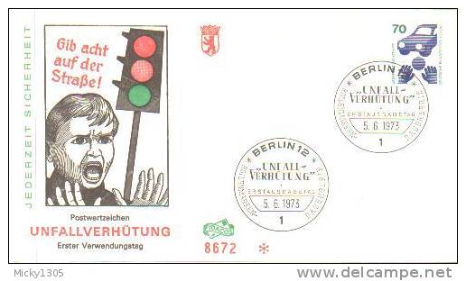 Germany / Berlin - FDC Mi-Nr 453 (U141)- - 1971-1980