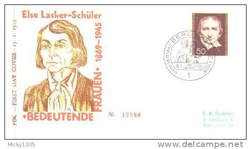 Germany / Berlin - FDC Mi-Nr 482 (U142)- - 1971-1980