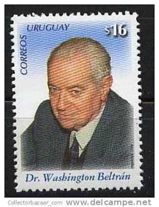 Uruguay MNH STAMP TOPIC DR WASHINGTON BELTRAN - George Washington