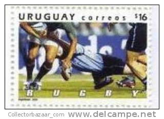Uruguay MNH STAMP TOPIC SPORTS RUGBY PLAYER - Rugby