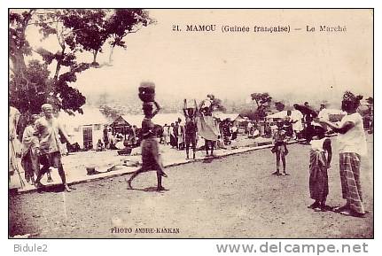 Mamou (Guinee Francaise).  Le Marche - Guinée