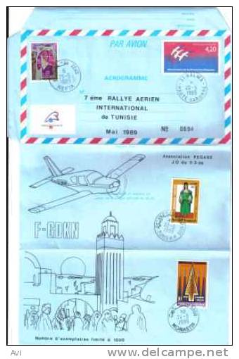 France A Beautiful Aerogram With Airplane - 1960-.... Used