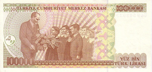 TURQUIE   100 000 Lira  Non Daté (1997)   Pick 206     ***** BILLET  NEUF ***** - Turquie
