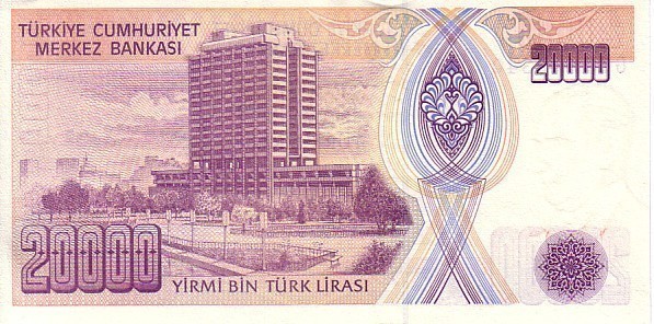 TURQUIE   20 000 Lira  Non Daté (1988)   Pick 201     ***** BILLET  NEUF ***** - Turquie