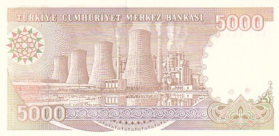 TURQUIE  5 000 Lira Non Daté (1990)   Pick 198   **** BILLET  NEUF **** - Turquie