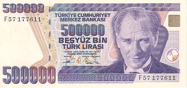 TURQUIE  500 000 Lira  Non Daté (1993)   Pick 208  ***** BILLET  NEUF ***** - Turquia