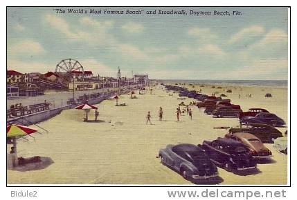 The World's Most Famous Beach And Broadwalk  Daytona Beach - Daytona
