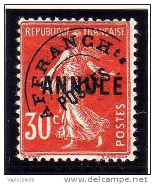 FRANCE: Préo N° 58 * - 1893-1947