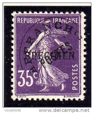 FRANCE: Préo N° 62 * - 1893-1947