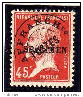 FRANCE: Préo N° 67 * - 1893-1947