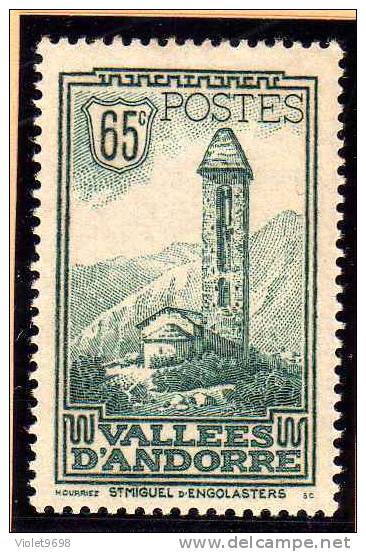 ANDORRE FRANCAIS: TP N° 36 * - Unused Stamps