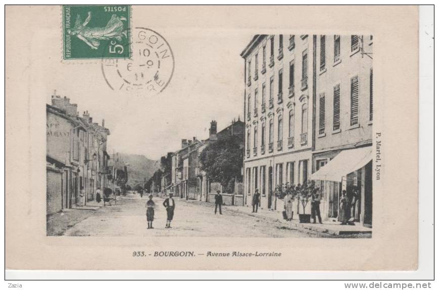 38.112/ BOURGOIN - Avenue Alsace Lorraine - Bourgoin