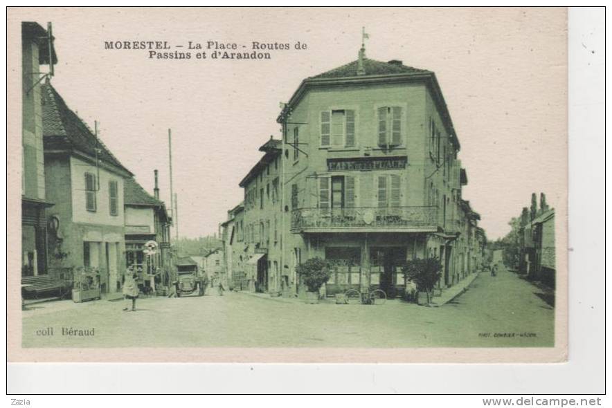 38.141/ MORESTEL - La Place - Route De Passins Et D'Arandon - Morestel