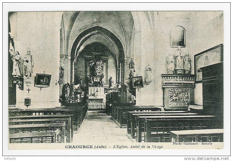 CHAOURCE - L´Eglise - Autel De La Vierge - Chaource