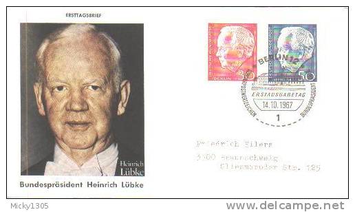 Germany / Berlin - FDC Mi-Nr 314/315 (U165)- - 1948-1970