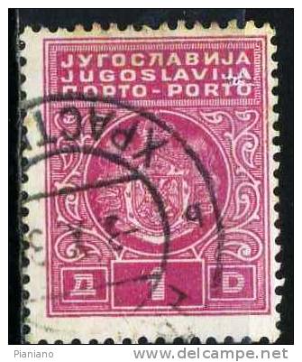 PIA - YUG - 1931 - T. Txe - Segnatasse - Post Pay -  (Un T.T. 79A) - Postage Due