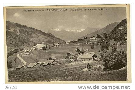 1 Cpa Les Contamines  651 Habitants - Les Contamines-Montjoie