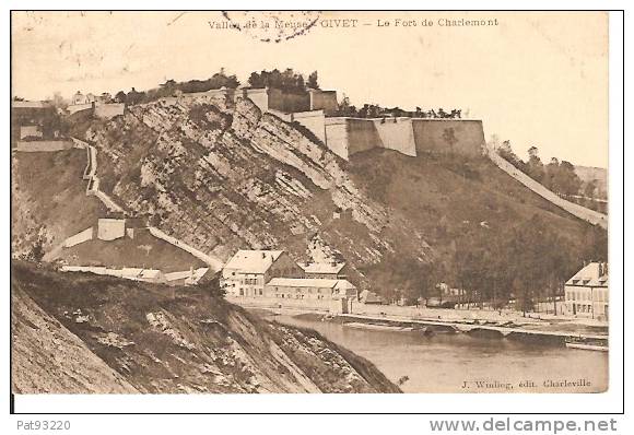 08 - GIVET : La Vallée Et Le Fot De Charlement /CPA PREC. (dos Unique) Circulée 1904+++ - Givet