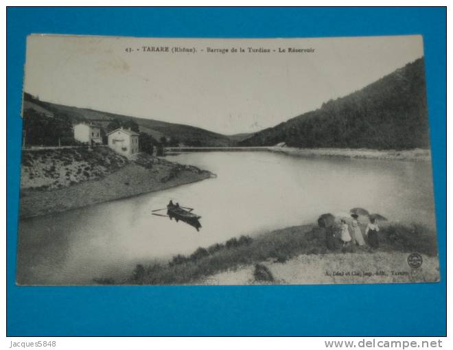 69) Tarare - N° 43 - Barrage De La Turdine - Le Réservoir - Année 1912 - Edit Déal - Tarare