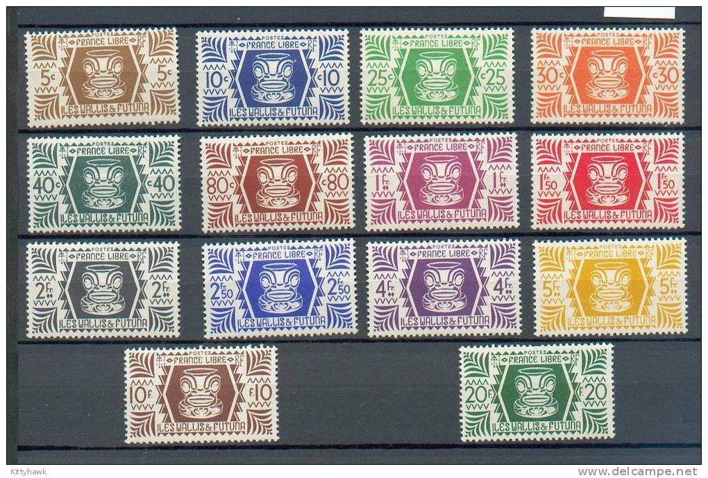 Wallis 20 - YT 133 à 146 * - Unused Stamps