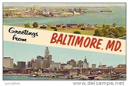 GREETINGS FROM BALTIMORE. MD. - Baltimore