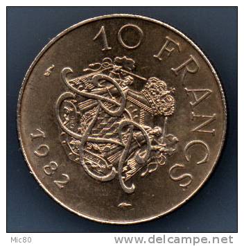 10F Monaco 1982 Spl - 1960-2001 Francos Nuevos