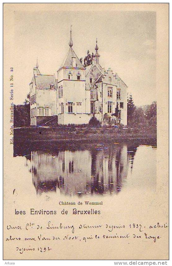 WEMMEL = Env. Bxl = Château  (Nels  S.11  N° 52) Vierge - Wemmel