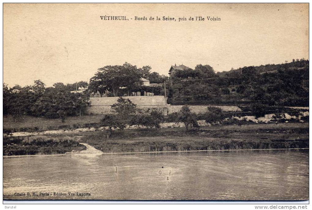 VETHEUIL - Bords De La Seine, Pris De L´Île Voisin - Vetheuil