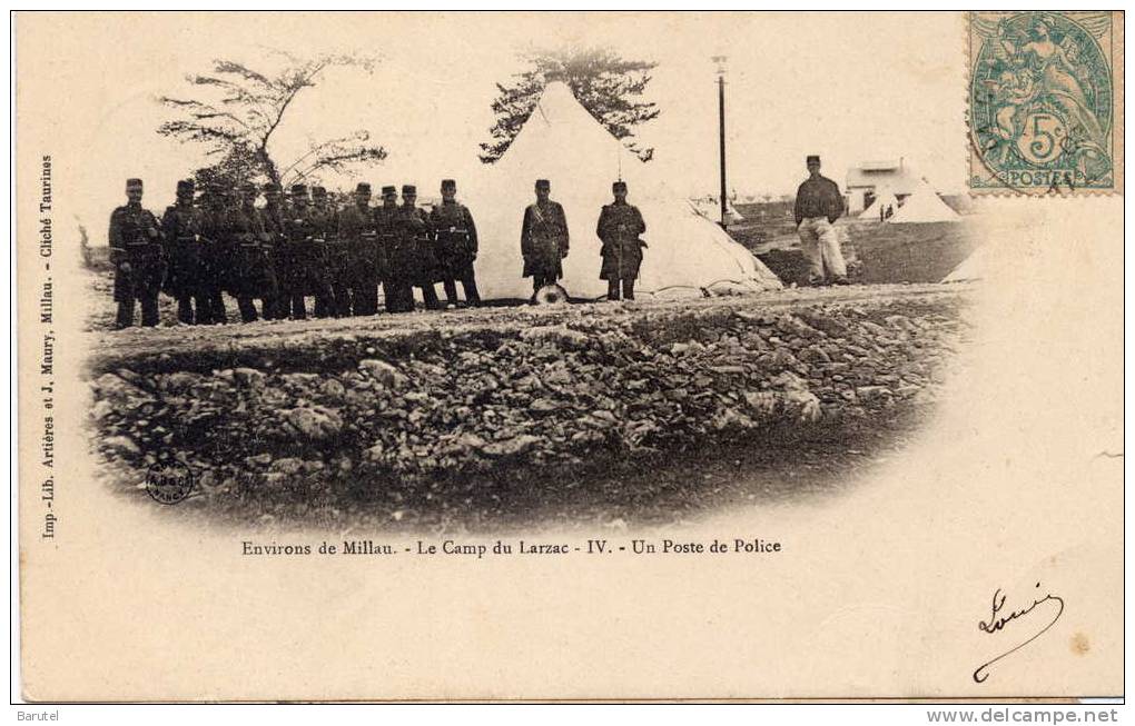 LA CAVALERIE - Le Camp Du Larzac. Un Poste De Police - La Cavalerie