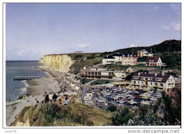 VEULES LES ROSES    - La Plage Et Les Falaises -  N° 1 - Veules Les Roses