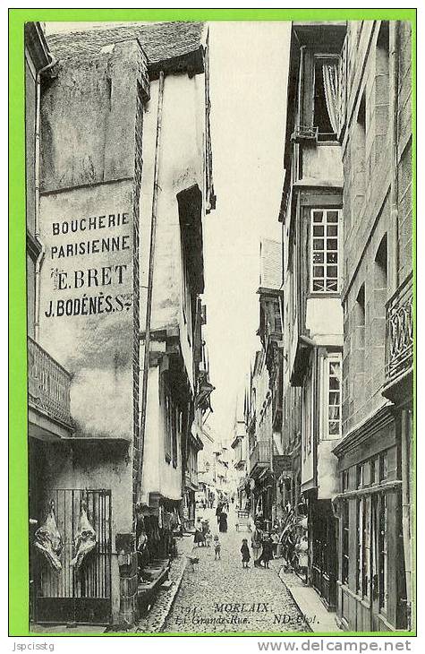 MORLAIX - La Grande Rue - Audierne