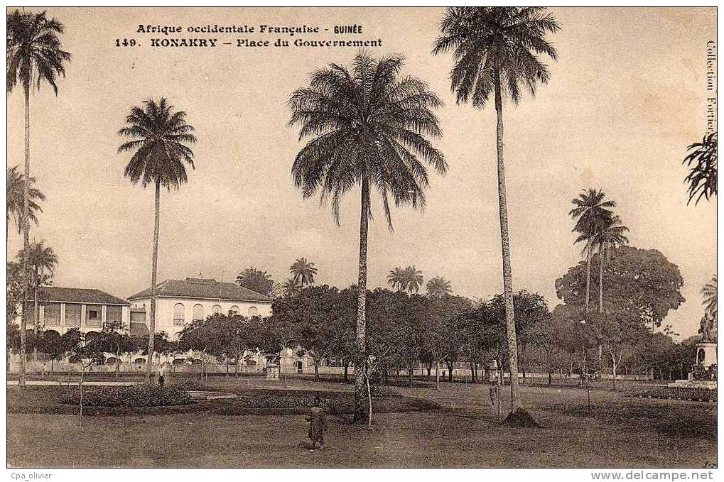 GUINEE KONAKRY CONAKRY Place Du Gouvernement, Animée, AOF, Ed Fortier 149, 190? - Guinea