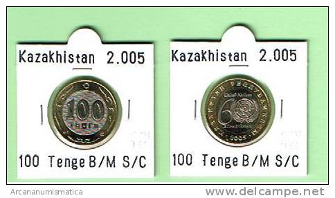 KAZAKHISTAN 100 Tenge BI-Metalica S/C UNC  2.005        DL-719 - Kazajstán