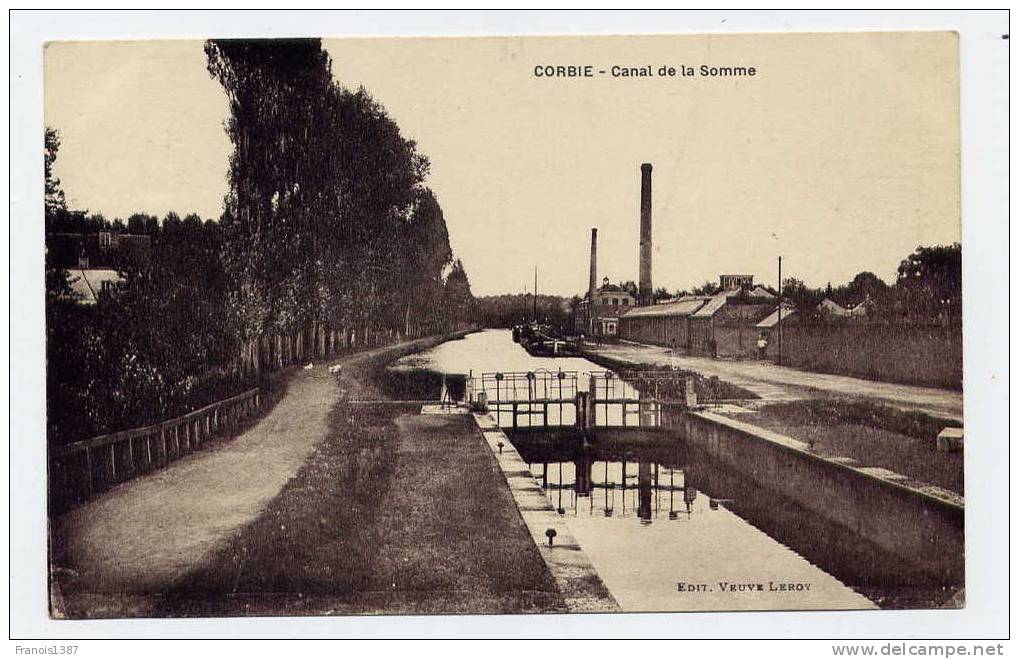 M16 - CORBIE - Canal De La Somme (1931) - Corbie