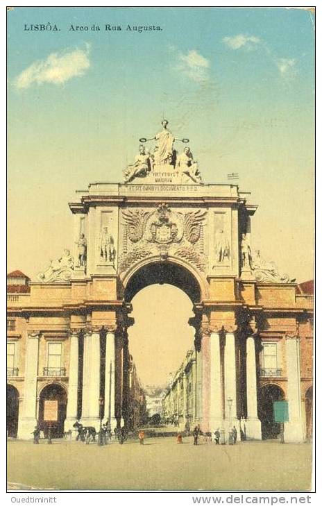Lisboa.Arco Da Rua Augusta. - Lisboa