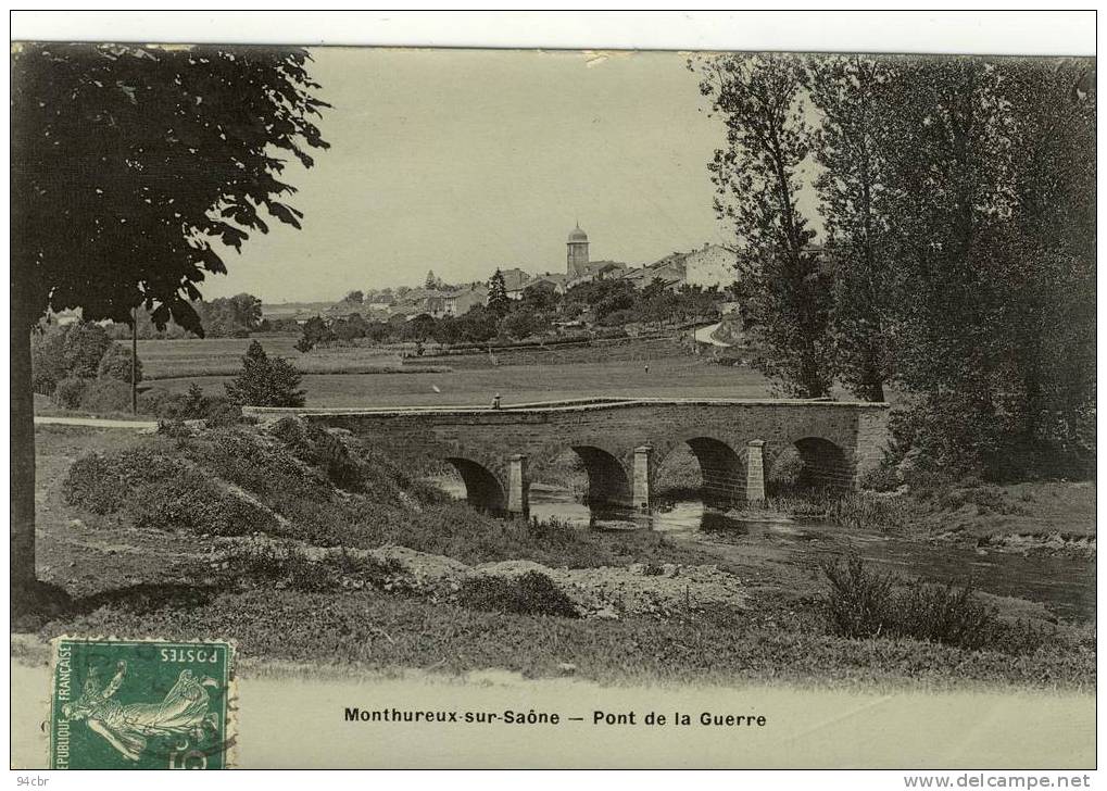 CPA (88)  MONTHUREUX SUR SAONE   Pont De La Guerre - Monthureux Sur Saone