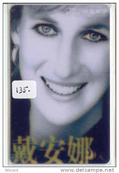 Télécarte PRINCESS DIANA (135) LADY DI - Phonecard - Characters