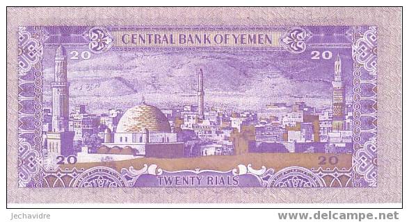 YEMEN   20 Rials   Non Daté (1985)   Pick 19c     ***** BILLET  NEUF ***** - Yémen