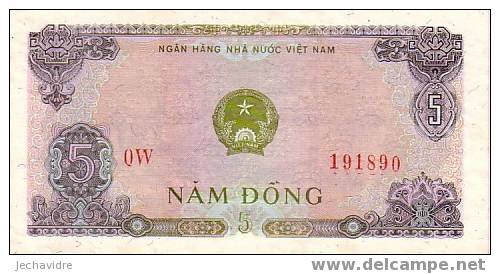 VIET-NAM    5 Dong   Daté De 1976   Pick 81a     ***** BILLET  NEUF ***** - Vietnam