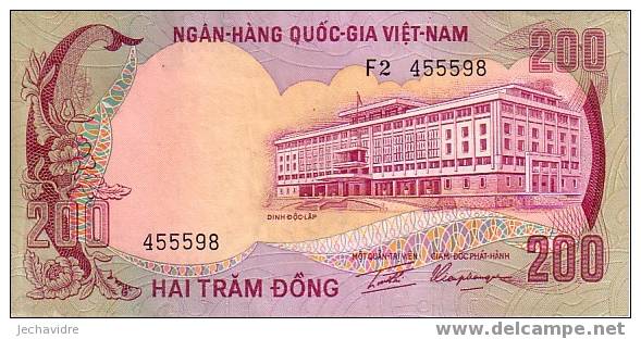 VIET-NAM SUD   200 Dong  Non Daté (1972)   Pick 32a     ***** BILLET  NEUF ***** - Vietnam