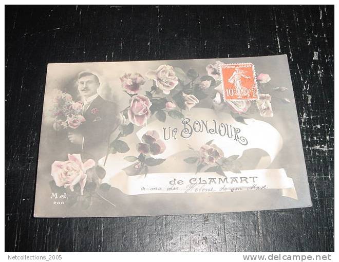 CLAMART UN BONJOUR DE "" - 92 Hauts De Seine - Carte Postale De France - Clamart