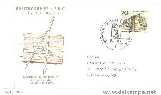 Germany / Berlin - FDC Mi-Nr 261 (U202)- - 1948-1970